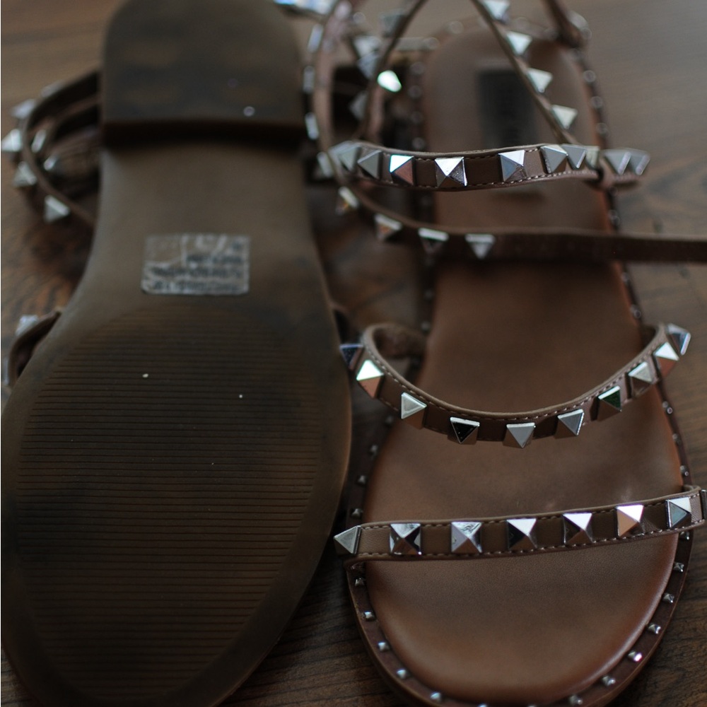 Steve madden studded sandals. 9.5 used a few times
